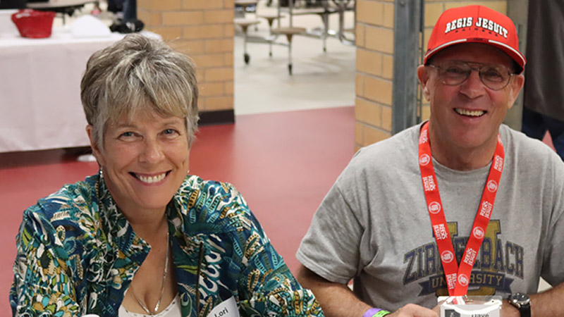 Outdoor photo of a senior couple